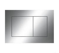 ZAJYZZF Pannello con Pulsanti di Scarico for WC, placca Doppia, Pannello Lavoro Invisibile for, for TECE (9240401 9240407 9240417)(Chrome(9240401))