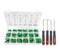ZAJYZZF Set di guarnizioni in Gomma O-Ring da 530/270 Pezzi for Rubinetto 'Aria condizionata 'Auto, Riparazione idraulica a Pressione, rondella O-Ring, 18 Misure(270pcs with Hooks)