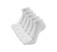 ZAKASA Calze Con Dita Uomo Sportivi: Cotone Calzini con Cinque Dita Calzino Corti 5 Dita Separate Traspiranti calzetti Five Finger per Running Fitness Sport 39-42 Bianco 5 Paia