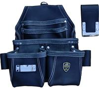 ZAKCO, PRO-16 - Custodia in Vera Pelle Con 5 Tasche e Chiodo Frontale a Doppio Carico, Porta Martello Extra, Cintura per Attrezzi