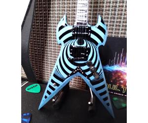 Zakk Wylde -warhammer Pelham Blu Vertigo 1:4 Scala Replica Chitarra ~ Axe Heaven