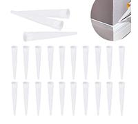 Zaky 20 pezzi Cartuccia Tuellen Silicone Beccucci Punte in Silicone Cartuccia per Presse per Cartucce Funzionano Negli Angoli