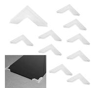 Zaky Protegge gli Angoli di Vetro e Specchio Protezioni Angolari - 20 Pezzi Forma Cuscino Protettore Angolare per in Vetro a Triplo Angolo (6 x 63mm)