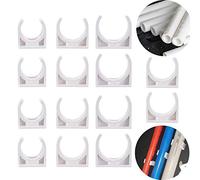 Zaky U-Tipo Morsetti a Pipa Raccordi a Condotto Bianco 32mm 25mm 20mm Diametro 50 pezzi bianchi