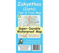 Zakynthos (Zante) Tour & Trail Map