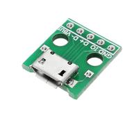 zalati Adattatore Micro USB a DIP 10 pz Connettore Femmina a 5 Pin Tipo B Convertitore PCB Bacheca Adattatore Passo 2,54mm Bordo di Sblocco