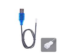 zalati Cavo di ricarica USB - Solo per connettore PH2.0-2P (femmina) - per mini batterie LiPo da 3,7 V 400 mAh - Non compatibile con batterie di grandi dimensioni / Carrera / JST