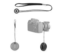 zalati Cinghie per copriobiettivo, 6 cinghie per copriobiettivo, elastiche, Aniti-perso con retro autoadesive per la maggior parte delle fotocamere