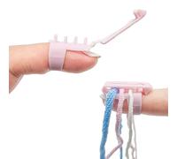 Zalati Finger Splitter 4pcs Maglione Strumento di Knitting Guide Filati Accessori separati per Knitting Craft - Multicolor