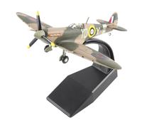 zalati Modello in metallo pressofuso in scala 1/72 Spitfire MKVb W3458 con staffa, replica del caccia della Royal Air Force RAF per esposizione regalo da collezione.