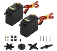 zalati Servomotore 2 Pezzi Angolo di Controllo 180° Digital Metal Gear Servo di Coppia ad Alta velocità 20KG per RC Auto Robot Barca Elicottero - 95