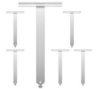 Zalava 6 Pezzi Molla di Sospensione Mini per Tapparelle, Molla di Fissaggio in Acciaio Inox, Molla di Sicurezza in Acciaio con Codolo a Coda di Rondine per Profili di Tapparelle, Asse di Tapparelle