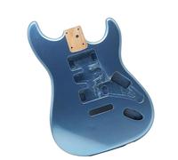 ZALHIN Corpo della Chitarra Corpo per Chitarra Elettrica Semi-finito Blu Singolo Shaker Strumento Modificato Accessori Fai da Te
