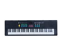 ZALHIN Pianola Tastiera 61 Chiavi Digital Electric Piano Music Tastiera Piano Elettrico Multifunzionale con Tastiera Dell'interfaccia Microfono