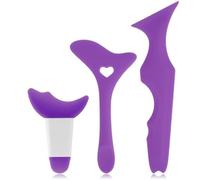 ZALHIN Stencil per Eyeliner in Silicone Multifunzionale, 3 Pezzi - Strumento Multiuso per Il Trucco degli Occhi, Ideale per Principianti