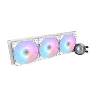 Zalman ALPHA36 White CPU Liquid Cooler Radiatore 360mm 3 x 120 mm Ventola Pompa ARGB Dual Raffreddatore a liquido tutto-in-uno 12 cm Bianco - Nouvo