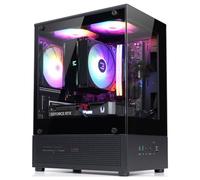 Zalman CUBIX-G Micro-ATX MATX Compact Mini Tower Gaming PC Case, Nero | Include 3 ventole FRGB da 120 mm, pannelli in vetro temperato con vista panoramica, USB Type-C, supporto GPU fino a 280 mm