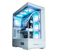 Custodia PC panoramica Medio Torre Zalman P50 DS (bianco)