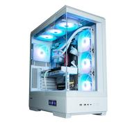 Custodia PC panoramica Medio Torre Zalman P50 DS (bianco)