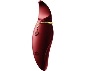 ZALO Hero PulseWave rosso: stimolatore clitorideo compatto ricaricabile, Poids 0.486 Kg, Colore Rosso