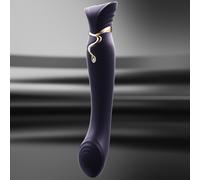 Zalo - Queen Set G-Spot APP Pulsewave Vibrator Wine Red - Jewel Green - Purple