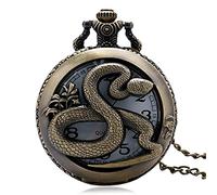 ZALTAS 12 Zodiaco cinese Pocket Watch Dragon Pendant Hollow Design Animal Watch Collana Chain Art