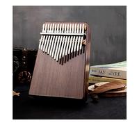 Zaltas Finger Piano 17 Keys Natural Original Wood Walnut Thumb Piano portatile Kalimba per principianti con Special Case Tuning Hammer Guida per l'utente del martell E