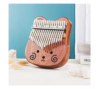 Zaltas Finger Piano 17 Keys Natural Original Wood Walnut Thumb Piano portatile Kalimba per principianti con Special Case Tuning Hammer Guida per l'utente del martell Q