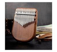 Zaltas Finger Piano 17 Keys Natural Original Wood Walnut Thumb Piano portatile Kalimba per principianti con Special Case Tuning Hammer Guida per l'utente del martell R