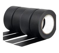 ZALUJMUS Multi-Surface Premium Masking Tape, nastro decorativo per artisti, interni, 30 m x 5 cm, nero