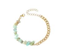 ZALXOZYL Bracciale con Perline di Ghiaia Lucidate a Mano da 9 Mm, Perline Rotonde Naturali, Perline di Cristallo, Agata e Pietre Preziose, per Uomo e Donna.Cgreen22Mm