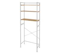 Zalydala Mensola per lavatrice, scaffale autoportante, in acciaio inox, salvaspazio, multifunzionale, molto resistente, colore: bianco