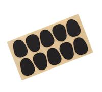 ZAMASS Accessori per Sassofono 10 Pezzi di Toppe per Bocchino per Sassofono con Cuscino per Bocchino per Sassofono Contralto/tenore (Color : BK, Size : 0.8MM)