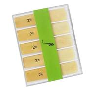 ZAMASS Accessori per Sassofono Ance per Sassofono da 10 Pezzi, Naturali, Durevoli, per Sassofono Contralto, Forza 2,5, Parti di Ance