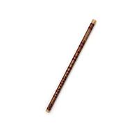 ZAMASS Flauto di bambù Professionali Filo di Avvolgimento del Flauto di bambù Professionale per Principiante A Base di Entrata A Base Zero Strumento Suonando Uno Stile Antico(Brown,E Key)