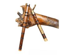 ZAMASS Flauto di bambù Professionali Flauto A Due Sezioni in Rame Bianco A Inserto Singolo Flauto di bambù Flauto Traverso Flauto Legato Strumento Musicale(C Key)