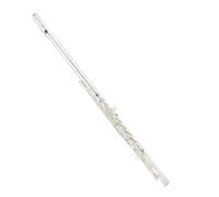 ZAMASS Flauto Traverso Strumenti Corpo in Cupronichel Superficie del Flauto in Argento Placcato Tono C 17 Foro di Apertura per Chiave Scatola Portaoggetti per Flauto