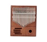 ZAMASS Kalimba Professionale Pianoforte Kalimba A 17 Tasti in Mogano Massiccio con Pollice E Dito Calimba Suona con Strumenti A Tastiera in Legno(Brown)