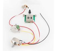 ZAMASS Kit Cablaggio per Chitarra Applicabile A ST Chitarra Elettrica Linea Assemblaggio SSH Cablaggio Circuito 1T1V Manopola Volume Tono Cinque velocità