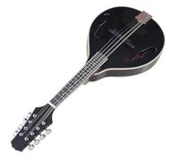 ZAMASS Mandolino per Principiante Mano Destra 8 Corde Mandolino Chitarra Classica Strumento Melodico Uno Stile Mandolino Colore Sunburst per Principianti Adulti(Black)