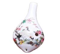 ZAMASS Ocarina Strumento Musicale Ocarina Affumicata Ocarina Piccola A 6 Fori con Tono C Alto Ocarina per Principianti Che Insegna Ciondolo in Ceramica Ocarina(Style 11)