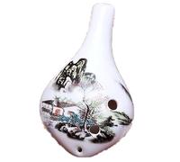 ZAMASS Ocarina Strumento Musicale Ocarina Affumicata Ocarina Piccola A 6 Fori con Tono C Alto Ocarina per Principianti Che Insegna Ciondolo in Ceramica Ocarina(Style 9)