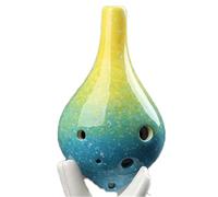 ZAMASS Ocarina Strumento Musicale Ocarina Affumicata Ocarina Piccola A 6 Fori con Tono C Alto Ocarina per Principianti Che Insegna Ciondolo in Ceramica Ocarina(Style 4)