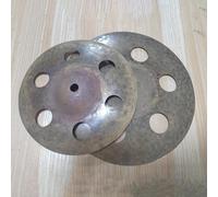 ZAMASS Piatti per Batteria Musicale Piatti Fatti A Mano in Due Pezzi con Superficie Grezza da 8 Pollici E 10 Pollici per Set di Batteria