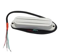 ZAMASS Pickup Set Adatto per Chitarra Elettrica A Sei Corde ST Pickup A Doppia Bobina Alta Sensibilità Basso Rumore Piccolo Pickup A Lama A Doppia Pista(White)