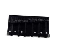 ZAMASS Ponti per Chitarra Ponte per Basso Elettrico A 6 Corde in Nero O Cromato(Black)