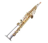 ZAMASS Set Sassofono con Sassofono Contralto Alpacca Si Bemolle Diritto Sax Musicale con Scatole