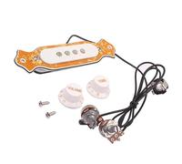 ZAMASS Trasduttore Pickup Pickup Magnetico con Buca Sonora Perla Gialla per Chitarra Elettrica Acustica Folk