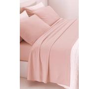 Zambaiti Tessitura Completo Lenzuola Matrimoniale Flanella Tinta Unita + 1 LAVETTE ZUCCHI OMAGGIO | Sopra 240x300 cm, Sotto con Angoli 180x200 cm, 2 Federe 52x82 cm | Antipilling, Art. Frida (CIPRIA)