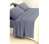 Zambaiti Tessitura Completo Lenzuola Matrimoniale Flanella Tinta Unita + 1 LAVETTE ZUCCHI OMAGGIO | Sopra 240x300 cm, Sotto con Angoli 180x200 cm, 2 Federe 52x82 cm | Antipilling, Art. Frida (FIORDA)